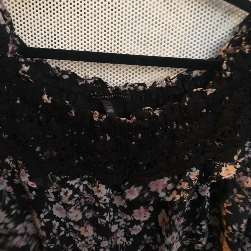 White House Black Market sheer black